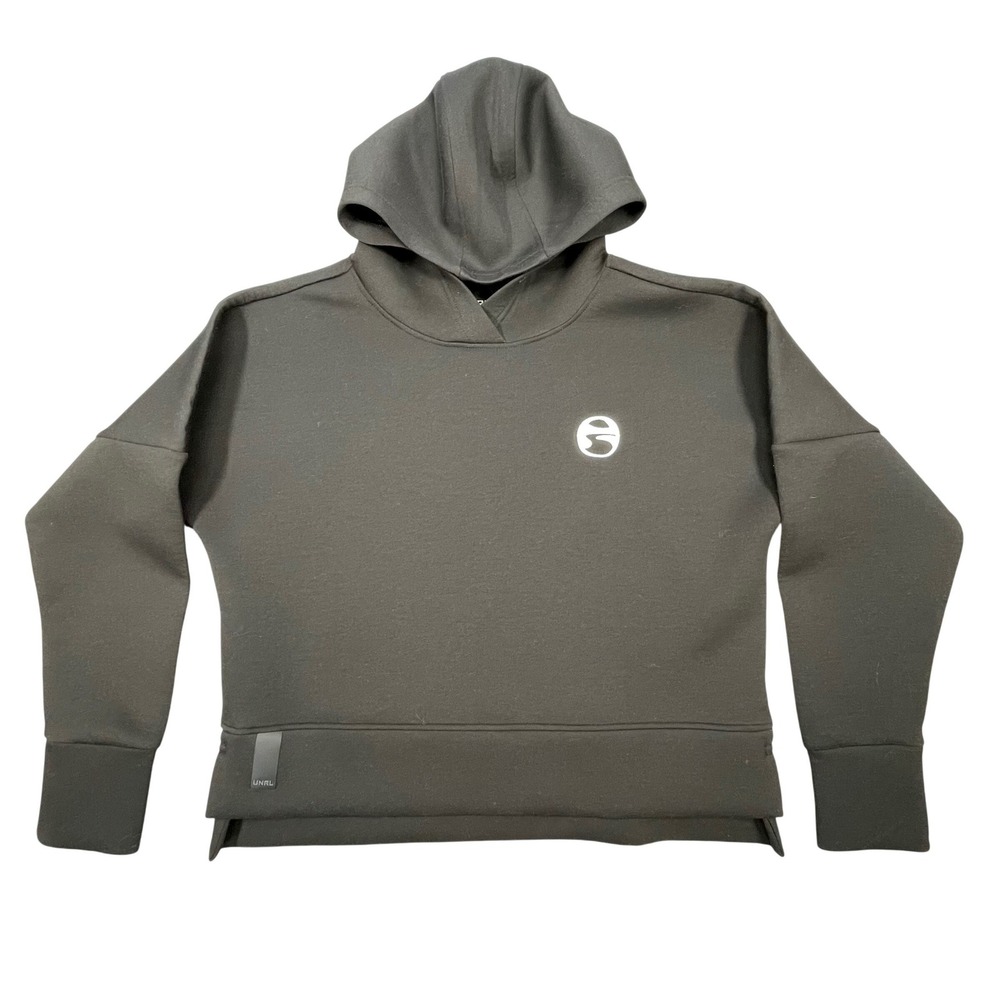 UNRL Black Leave A Legacy Crossover Hoodie Mens Small
